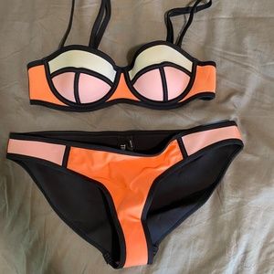 Triangl Poppy Peach Soda Bikini